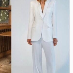 213P Zara White trouser pants